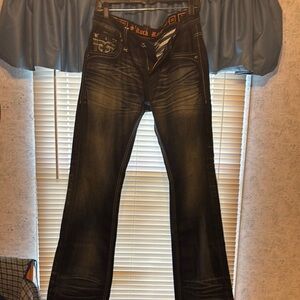 Rock Revival Dark Blue Tavin Bootcut Jeans